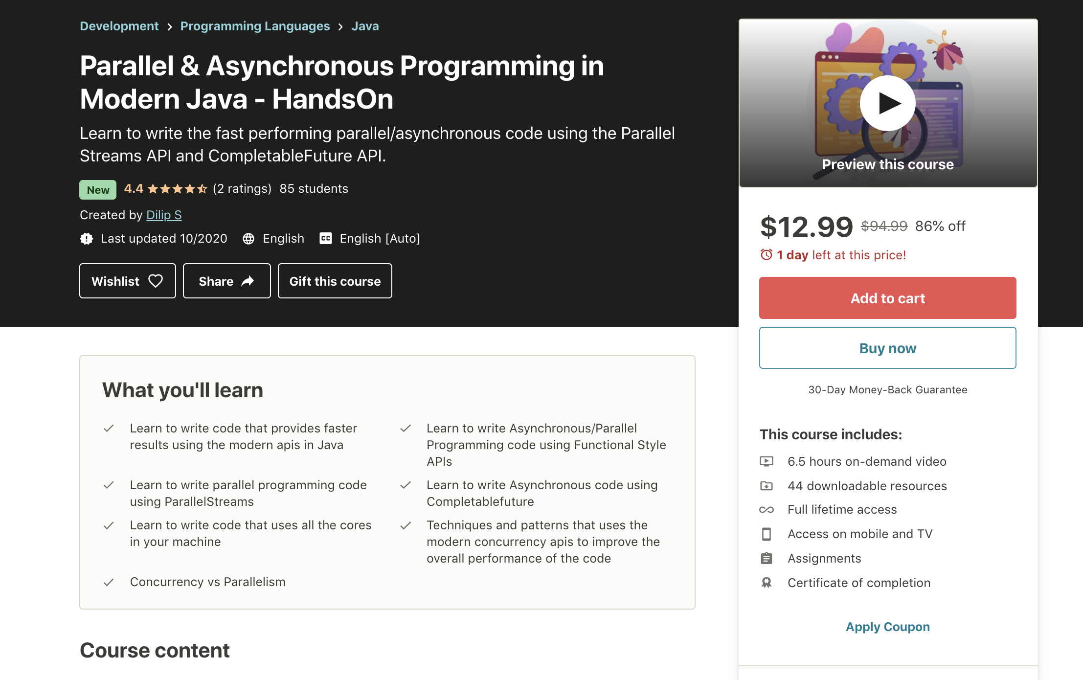Parallel & Asynchronous Programming in Modern Java - HandsOn